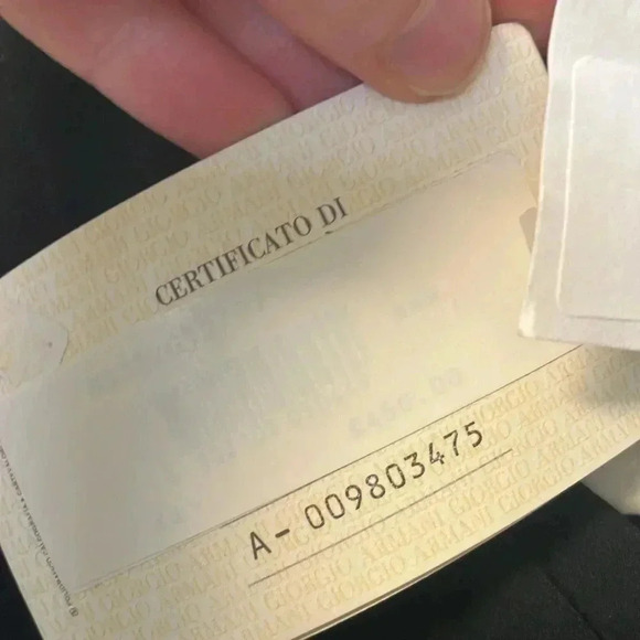 NWT  Giorgio Armani Mani silk blend black button blouse jacket - Picture 3 of 8